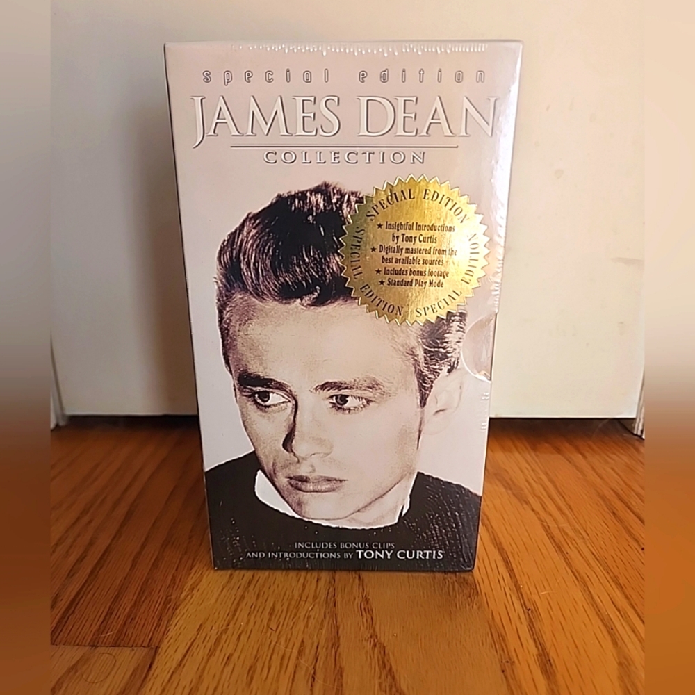 New/Sealed James Dean Collection Special Edition 3 VHS Set